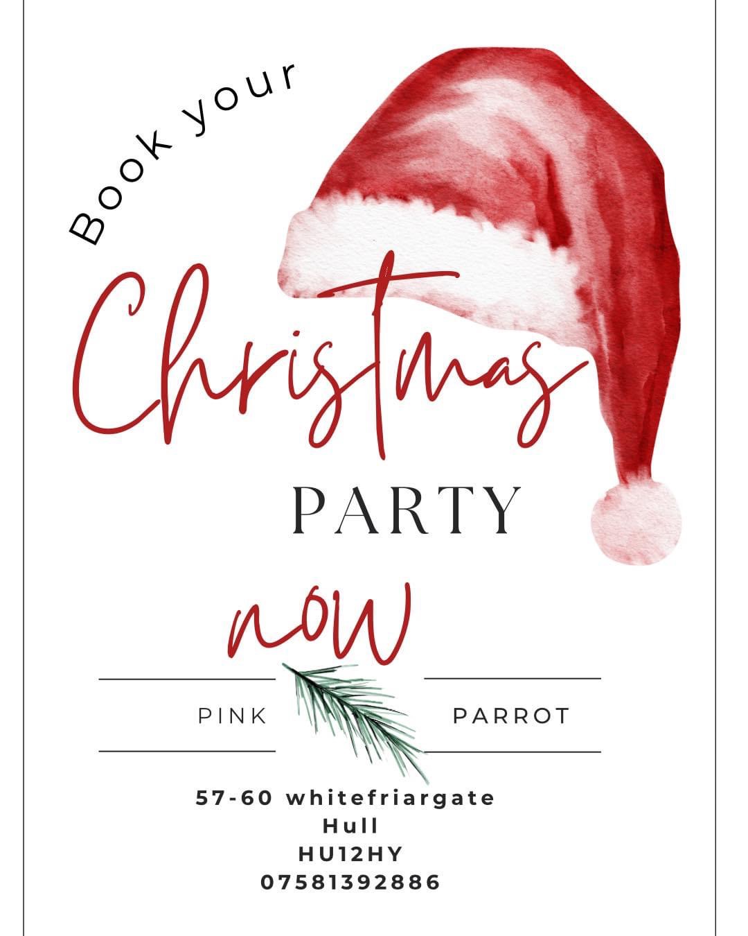 Book your Christmas Party